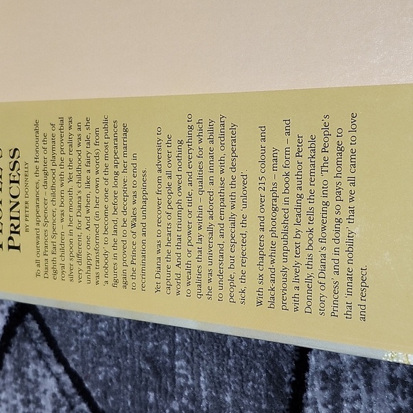 THE PEOPLE'S PRINCESS DIANA, PRINCESS OF WALES 1961-1997 HARDBACK BOOK - Picture 4 of 16